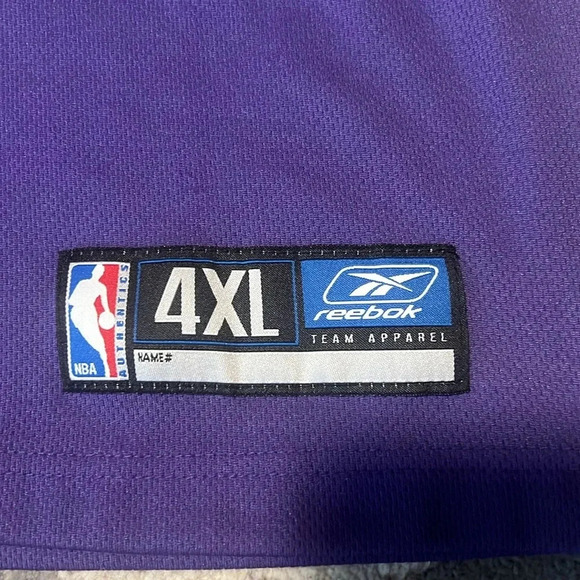 Sacramento kings vintage Reebok NBA jersey shooting shirt. 4xl. Like new. - Picture 2 of 7